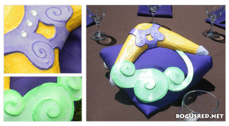 zelda boomerang centerpiece