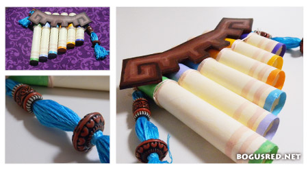 zelda wedding pan flute centerpiece